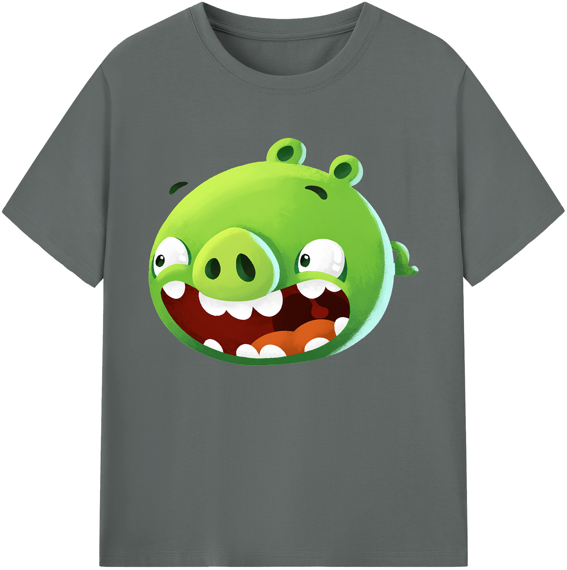 （画像用） Angry Birds アングリーバード 綿100％ メンズ半袖Tシャツ｜肌触りやわらか＆通気性